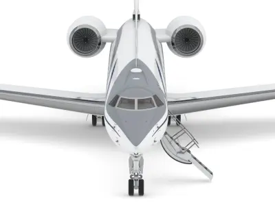 Gulfstream G550 Long Range Business Jet 3D model