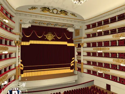 Scala Theatre 3D model