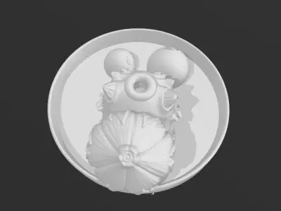 Bulbasaur Backflow Incense Burner Free 3D print model