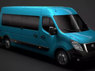 Nissan NV 400 L3H2 Minibus 2020 3D model