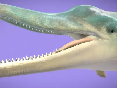 Messapicetus Low-poly 3D model