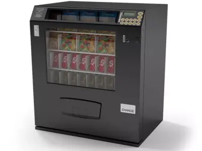 Snack Vending Machine 3D model