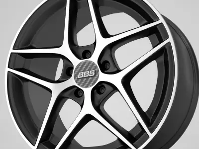 BBS rims 3D model