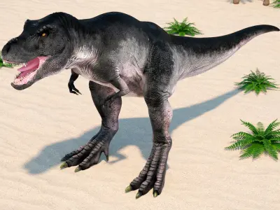 Carnivorous Dinosaurs Collection 3D model