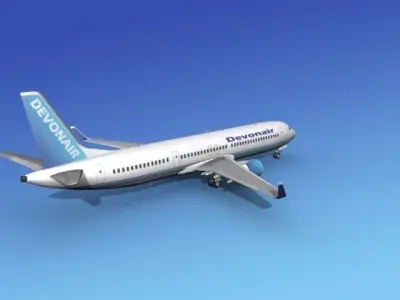 Boeing 737-900ER Devonair 3D model