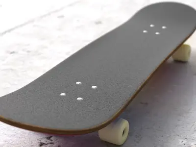 Skateboard Low-poly 3D model purchase