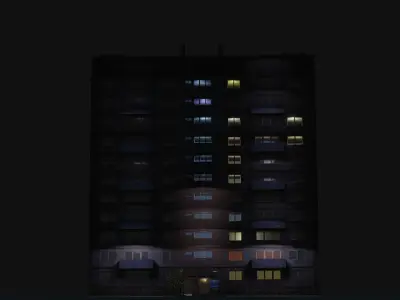 602 project apartment asset Free low-poly 3D model