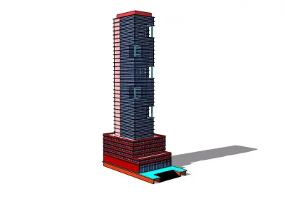 Commercial Building 07 3D model