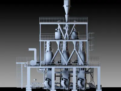 Petrochemical Unit- Vol 02 3D model