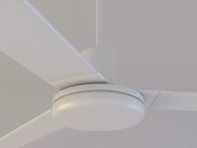 Simple Ceiling Fan Free 3D model