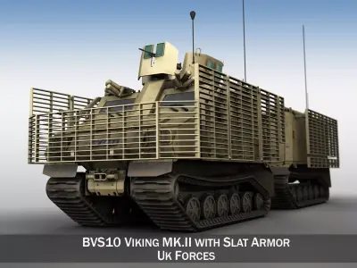 BVS10 Viking MKII - UK Forces 3D model