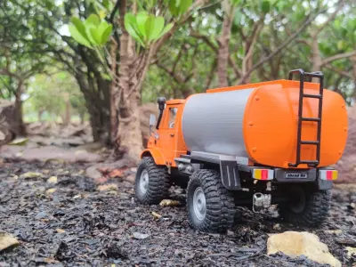 Baby Bog 406 Fuel Carrier - 1-18 TRX4M RC body attachment 3D print model