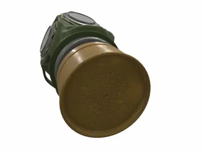 Gas Mask 04 3D model