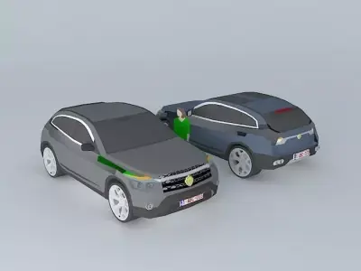 4x4 Car NEG E2 design Free 3D model