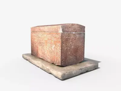 Egyptic Sarcophagus 3D model