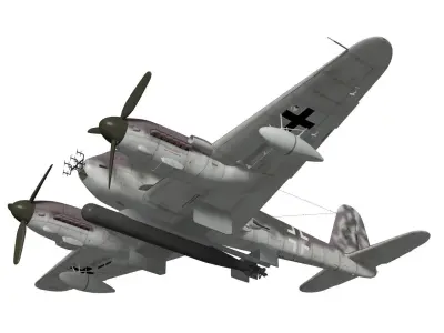 Messerschmitt Me 410 B5 Hornisse 3D model