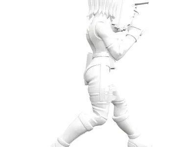 Regina - Dino Crisis - 32mm Miniature 3D print model