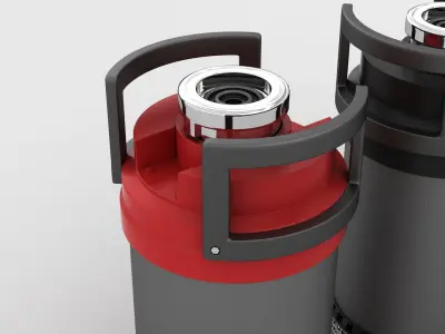 Industrial Canister Pumps 3D model