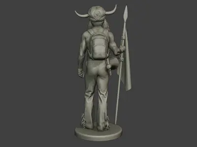 Capitol assault forces 3D print model