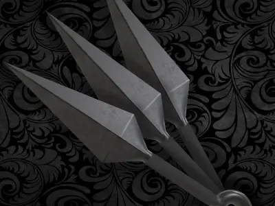 NINJA WEAPONS VOL 3 Low-poly 3D model