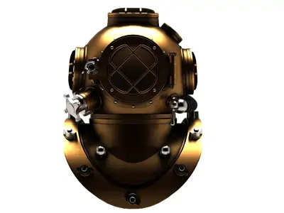 Diving Helmet 3D model