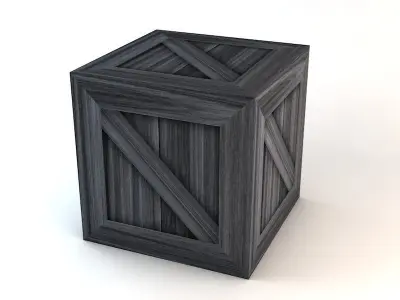 Wooden Crates Pack Low-poly 3D model