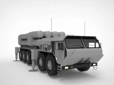 THAAD Terminal High Altitude Area Defense 3D model