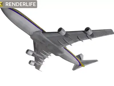 Boeing 747 Aircraft 3D model