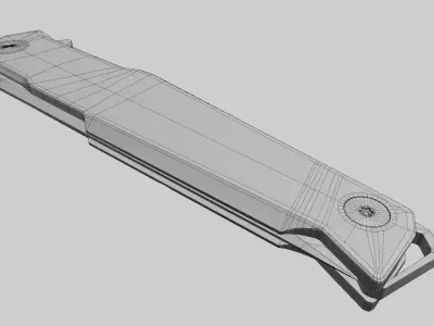 Tactical Folding Knife 3D model