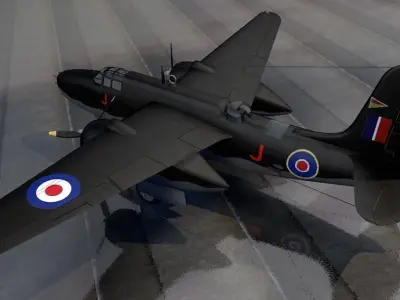 Douglas A-20G Havoc 3D model