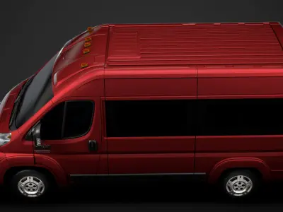 Ram Promaster Window Van 2500 HR 136WB 2020 3D model