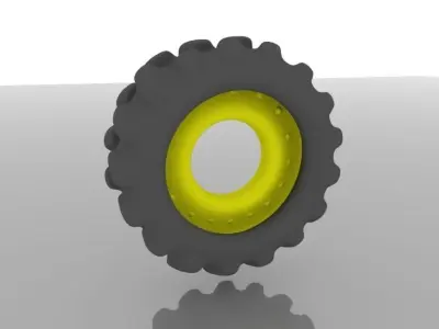 Truck Tyre - Maya Free low-poly 3D model