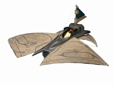 sci fi -spaceship 3D model