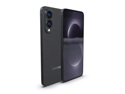 Samsung Galaxy S25 Edge Titanium Jet Black 3D model