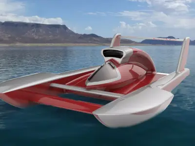 Unlimited hydroplane Free 3D model