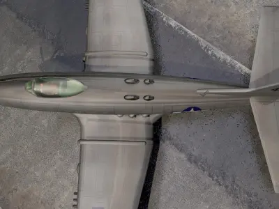 Fisher P-75 Eagle 3D model