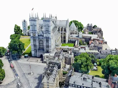 Westminster Abbey Low-poly 3D model