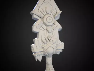 Stylized Sword 01 3D model