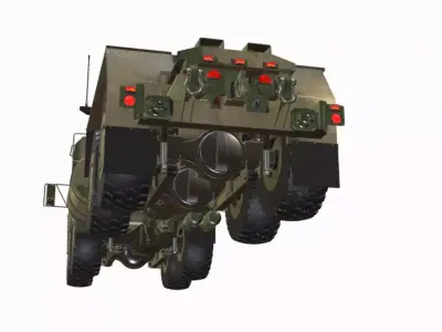 07157 M983 HEMTT M901 MIM 104F PATRIOT Low-poly 3D model
