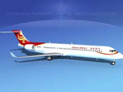 Comac ARJ21-900 Hainan Airlines  3D model