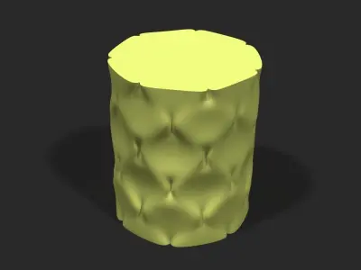 Cups and vases - wrinkled surface Free 3D print model