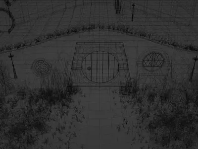 Hobbit Inn from Lord of the Rings 3D model