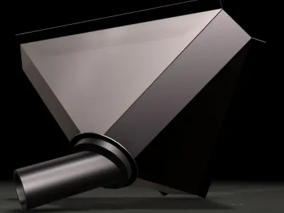 Discharge Cone - Sheet Metal 3D model