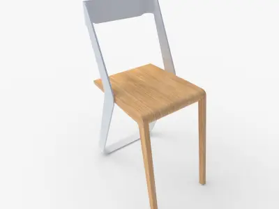 Ruban Chair Free low-poly 3D model