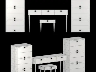 Sideboard  Chest of drawer Free 3D model