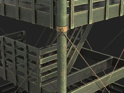 Watchtowers v5 Low-poly 3D model