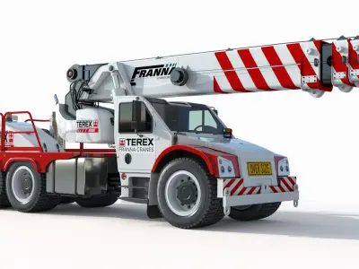 Franna 40t Crane 3D model purchase