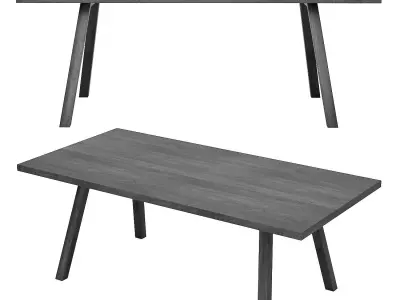 Dining set 44 Free 3D model