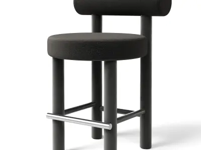 Noom Counter Bar Chair Gropius Free 3D model
