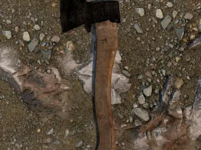 Axe Weapon Pack - Stylized Low Poly Battle Axes 3D model